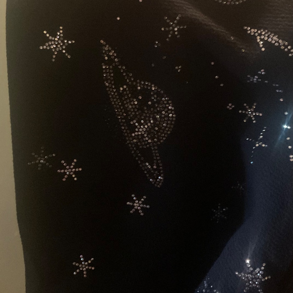 GALLAXY RHINESTONES WINGS ON BACK SWEATSHIRT BRAND NEW WITH TAGS SIZE XXL - Picture 7 of 12